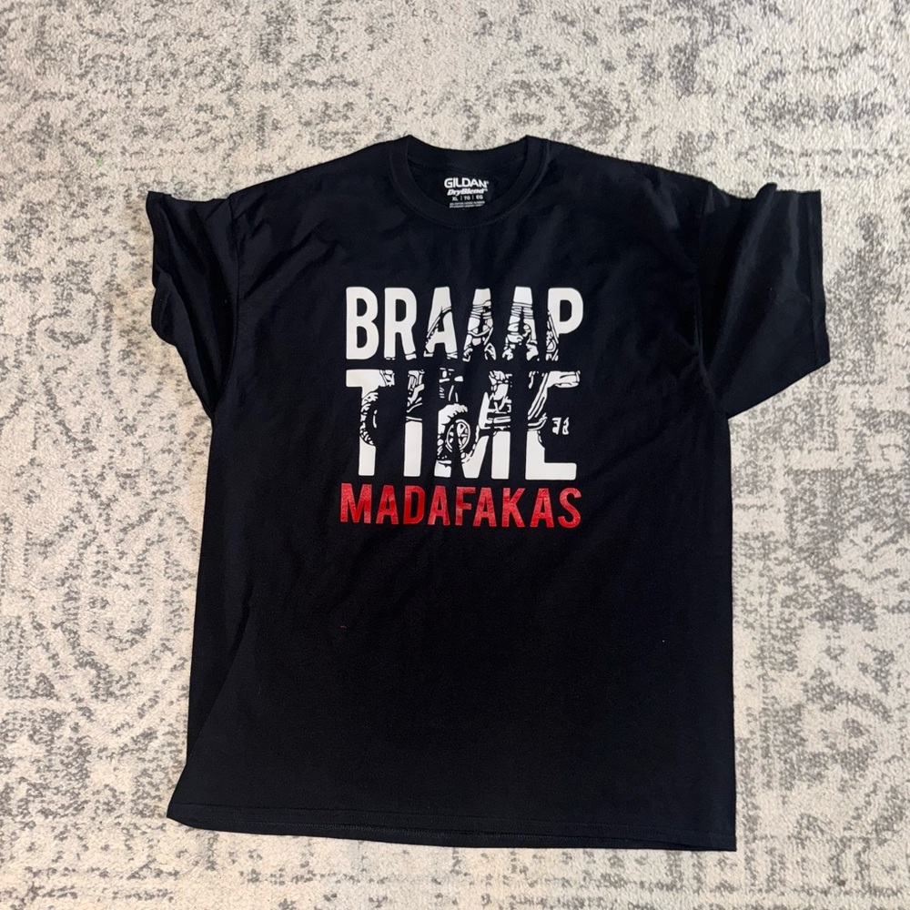 New UTV Off-Road BRAAAP Time Madafakas Black Gildan Cotton Blend tshirt X-Large